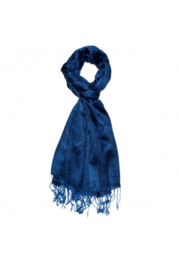 Herren Schaltuch Paisley blau dunkelblau LORENZO CANA