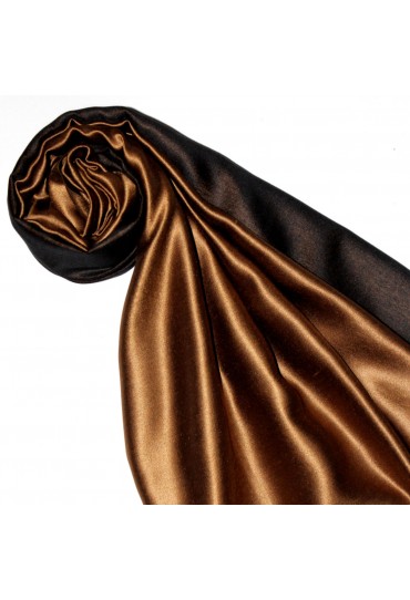 Pashmina bronze braun schwarz LORENZO CANA