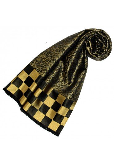 Goldener schal aus Seide für Damen LORENZO CANA