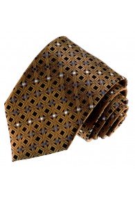 Krawatte 100% Seide elegantes Schwarz LORENZO CANA