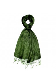 Herren Schaltuch Paisley grün grasgrün LORENZO CANA