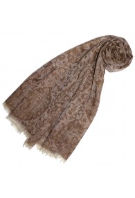 Kaschmir Herren Pashmina Jacquard Chelseabraun LORENZO CANA
