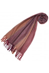 Schal für Frauen Rosa Orange Alpakawolle LORENZO CANA