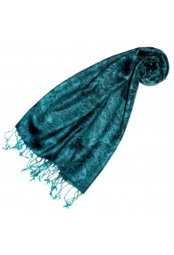 Pashmina Paisley türkis petrol LORENZO CANA