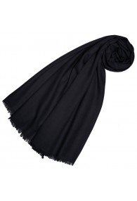 Kaschmir Herrenschal Uni Twill Havannabraun LORENZO CANA