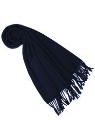 Schal für Frauen Marine Blau Alpakawolle LORENZO CANA