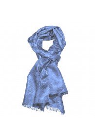 Schaltuch Floral hellblau LORENZO CANA