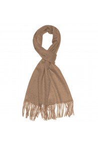 Herren Schal 100% Kaschmir camel braun LORENZO CANA