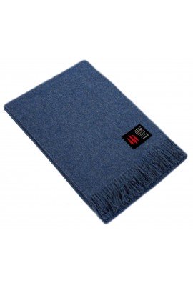 Wohndecke 100% Alpaka Notting-Hill-Blau LORENZO CANA 