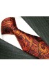 orange Krawatte mit dunklem bordeaux kaufen