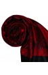 Shawl Silk Wool Paisley Red Black For Women LORENZO CANA