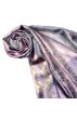 Pashmina 100% Seide Paisley rostbraun grau braun LORENZO CANA