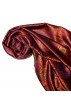 Pashmina 100% Seide Paisley rostbraun grau braun LORENZO CANA