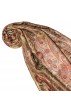 Pashmina 100% Seide Paisley rostbraun grau braun LORENZO CANA