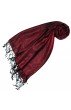 Schaltuch 100% Modal Paisley beere bordeaux weinrot LORENZO CANA