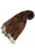 Halstuch Wolle Orange Schwarz Gelb LORENZO CANA