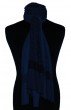 LORENZO CANA Pashmina dunkelblau