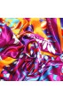 Tuch für Damen violett lila pink türkis Seide Floral LORENZO CANA