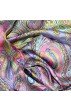Seidenschal Damen rosa gelb Paisley LORENZO CANA