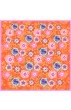 Tuch Damen 100% Seide orange rosa blau Floral LORENZO CANA