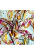 Tuch Herren 100% Seide aqua senf pink Floral LORENZO CANA