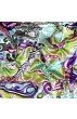 XL Damentuch 100% Seide Floral Grün Aqua Violett LORENZO CANA