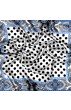 Tuch Herren 100% Seide silber schwarz blau grau Punkte LORENZO CANA