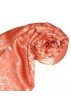 Schaltuch Paisley orange apricot LORENZO CANA