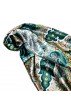 Tuch für Herren grün türkis braun beige Seide Floral LORENZO CANA
