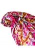 Tuch für Damen rosa braun rot Seide Floral LORENZO CANA
