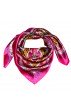 Tuch für Damen rosa braun rot Seide Floral LORENZO CANA