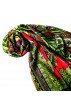 Tuch für Herren grün rot purpur Seide Floral LORENZO CANA