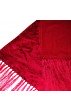Schal Herren Seide Damast Floral rot LORENZO CANA