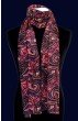 Schaltuch Damen Paisley rosa violett LORENZO CANA