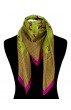 Herrentuch Hahnentritt Paisley Hellgrün Pink LORENZO CANA