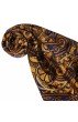 Seidenschal Herren gold gelb blau Wolle Paisley LORENZO CANA