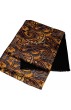 Silk Wool Scarf Paisley Gold Purple For Men LORENZO CANA