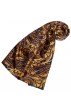 Seidenschal Herren gold gelb blau Wolle Paisley LORENZO CANA