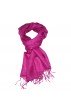 Damenschal 100% Leinen Unifarben pink rosa LORENZO CANA